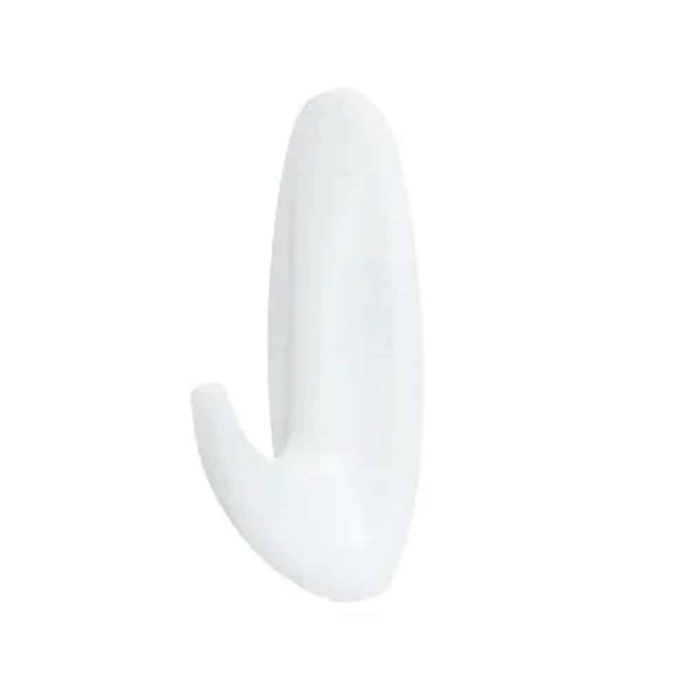 3M Command Designer Hooks Medium 2 Hooks And 4 Medium Strips 1.3kg Holding Power - White