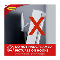 3M Command Designer Hooks Medium 2 Hooks And 4 Medium Strips 1.3kg Holding Power - White
