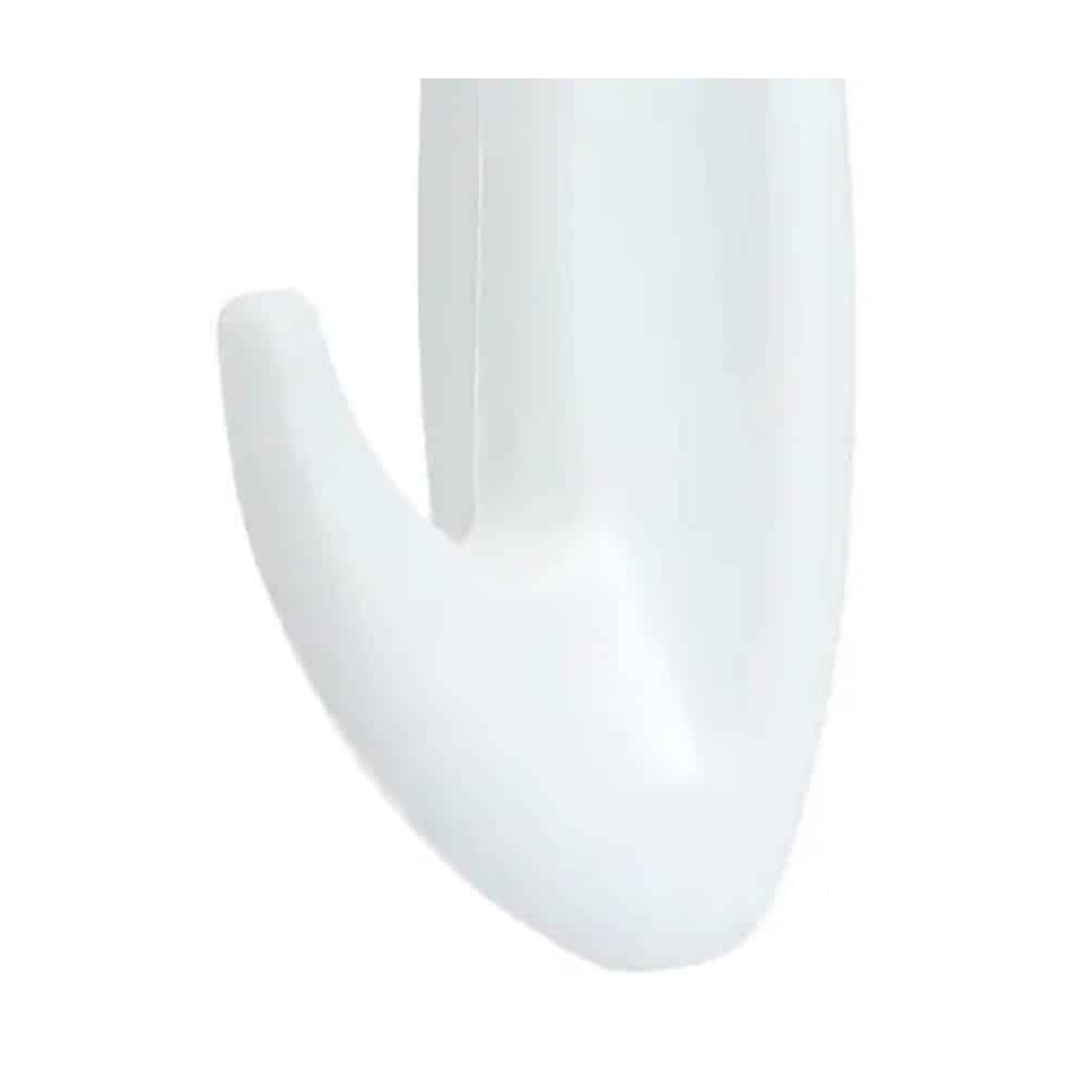 3M Command Designer Hooks Medium 2 Hooks And 4 Medium Strips 1.3kg Holding Power - White