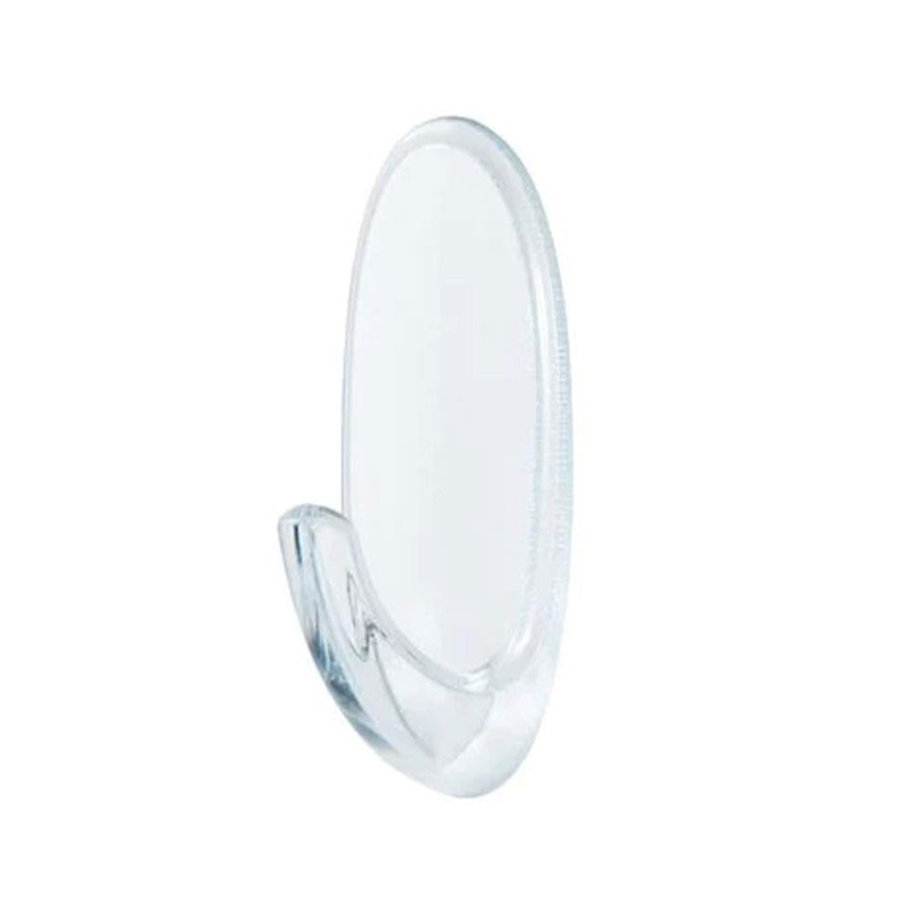3M Command Hooks Clear Medium 2 Hooks 4 Strips 900g Holding Power 17091CLR