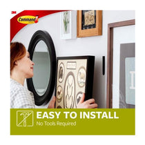 3M Command Picture Hanging Strips Large Black 7.2kg 4 Sets