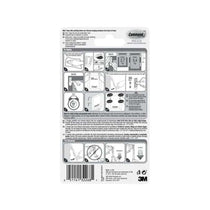 3M Command Picture Hanging Strips Narrow 4 Sets of Narrow Strips 5.4kg Holding Power - White