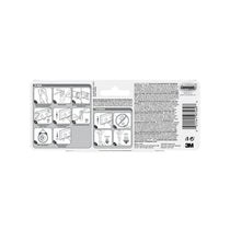 3M Command Key Rail Medium 1 Rail And 6 Small Strips 900g Holding Power - Quartz