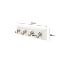 3M Command Key Rail Medium 1 Rail And 6 Small Strips 900g Holding Power - Quartz