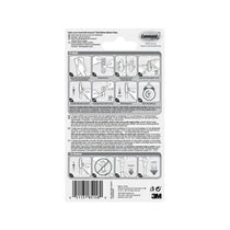 3M Command Bathroom Designer Hooks Medium 2 Hooks And 4 Medium Strips 1.3 kg Holding Power - White