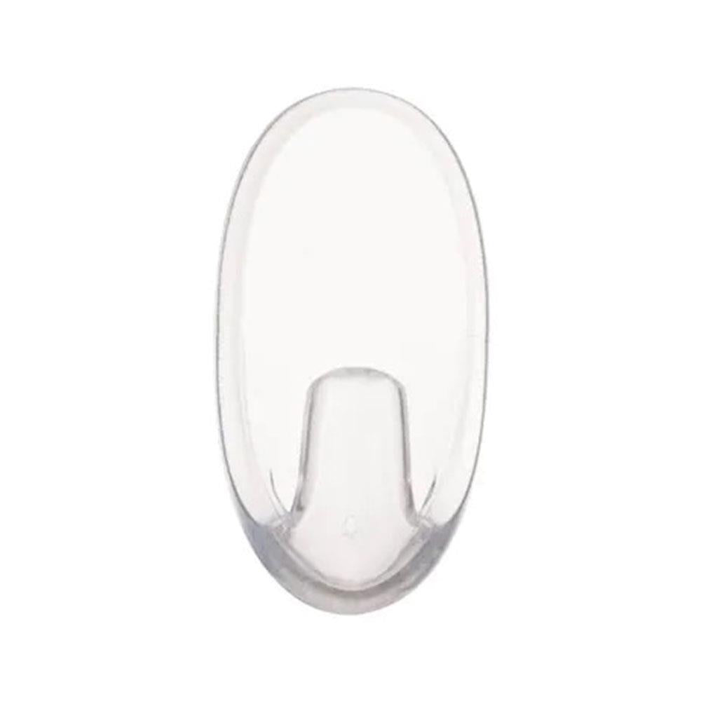 3M Command Hooks With Strips Small 2 Hooks And 4 Small Strips 450g Holding Power - Clear/Transparent