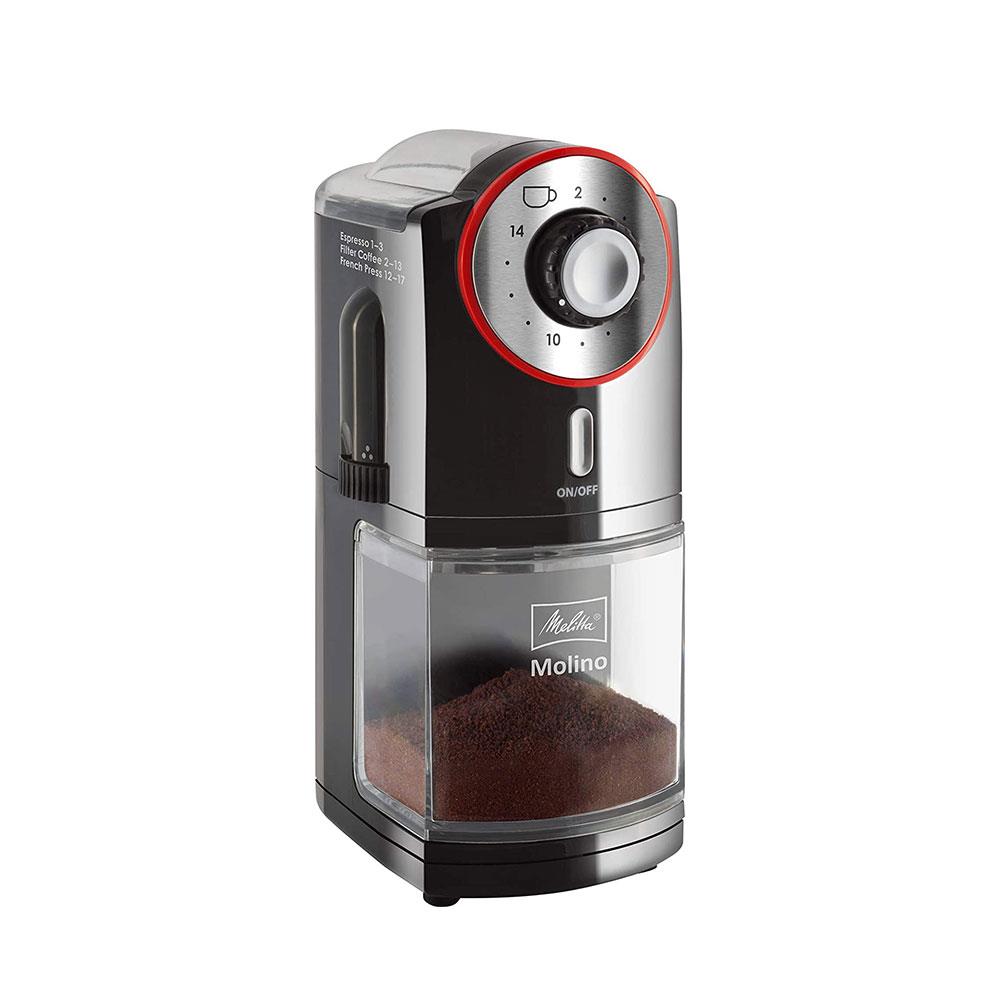 Melitta Molino Electrical Coffee Grinder 100W 200g Bean Capacity - Black Main image