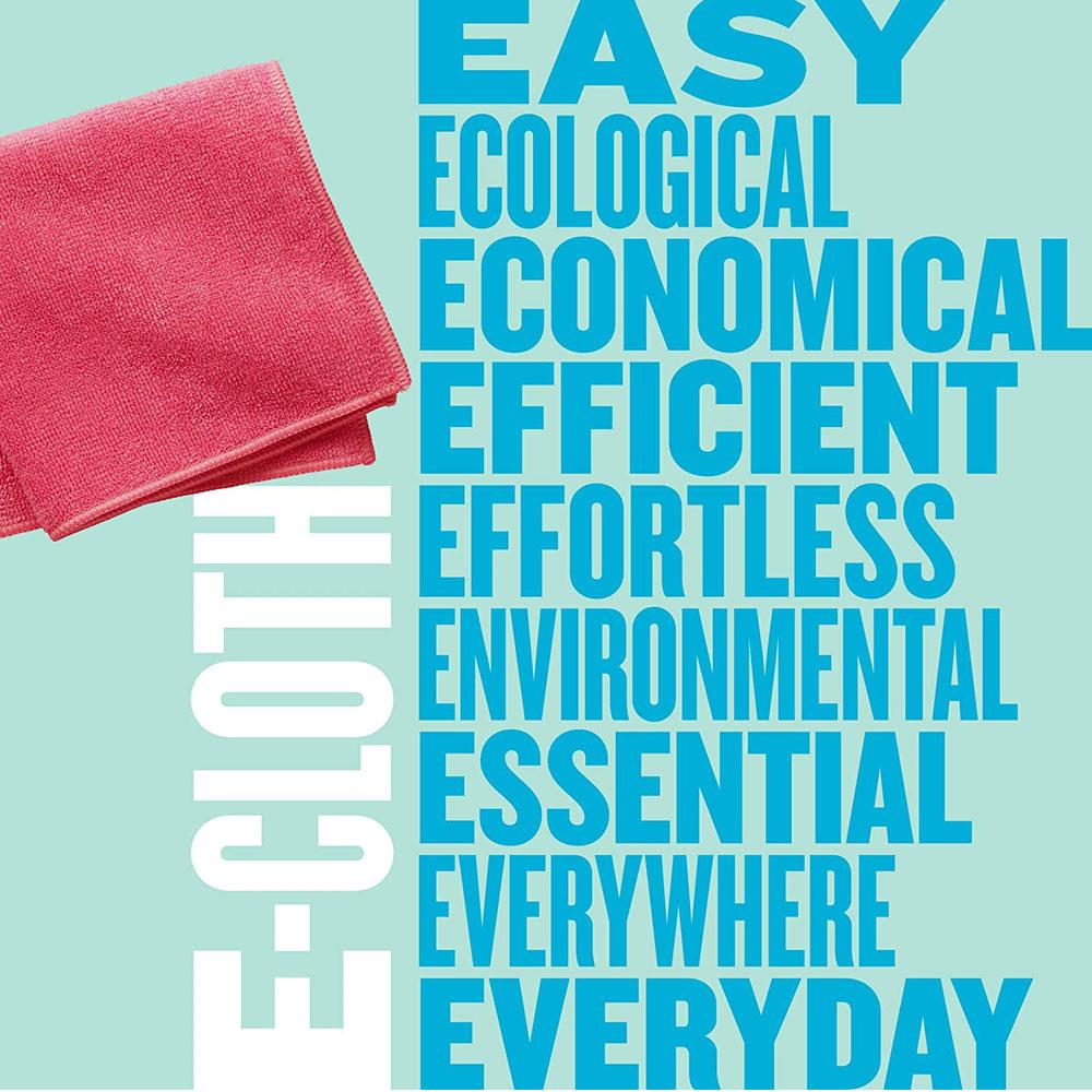 E-Cloth Essentials General Purpose Cloth 32cm x 32cm - Assorted