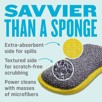 E-Cloth Essentials Washing Up Pad Non-Scratch Kitchen Scrub Sponge 15cm x 8cm - Assorted