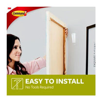 3M Command Canvas Hanger Large 1 Hanger And 2 Large Strips 1.3kg Holding Power - White