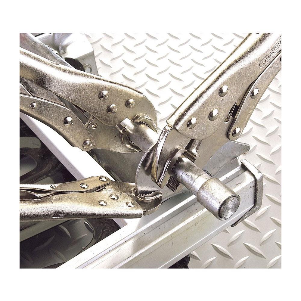 Draper Curved Jaw Self Grip Pliers Set 140mm 185mm And 220mm - 3 Piece