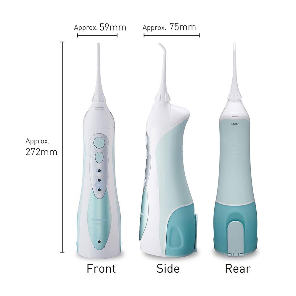 Panasonic DentaCare Rechargeable Dental Oral Irrigator With 2 Water Jet And Air-In Water Stream - White
