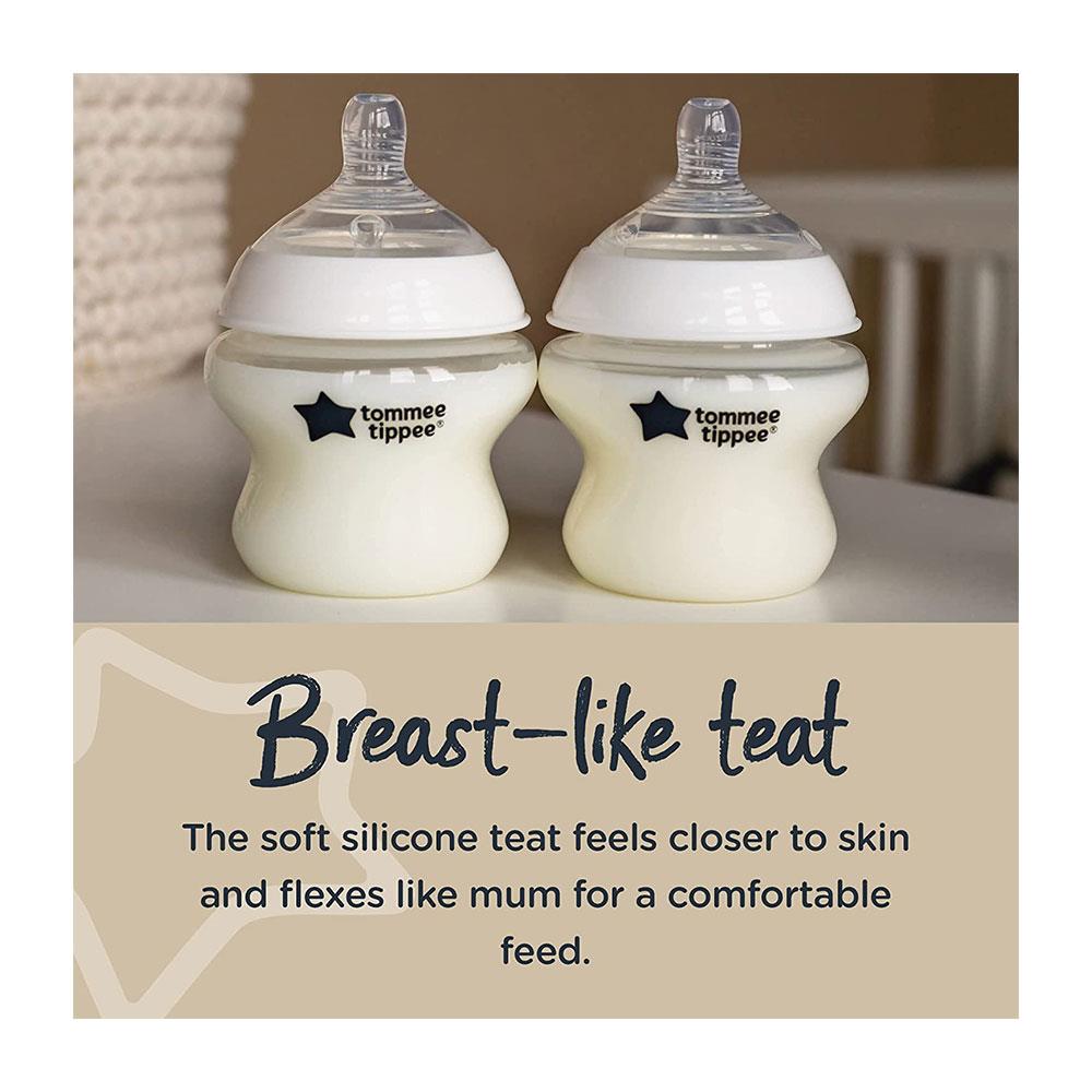 Tommee Tippee Kindness Closer To Nature Baby Bottles 260ml Pack of 6 - Multicolour
