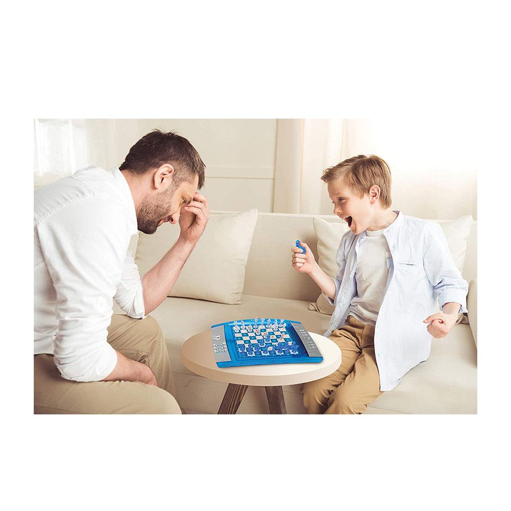Lexibook Chesslight Electronic Chess Game With Touch Sensitive Keyboard 64 Levels And 32 Pieces - Multicolour