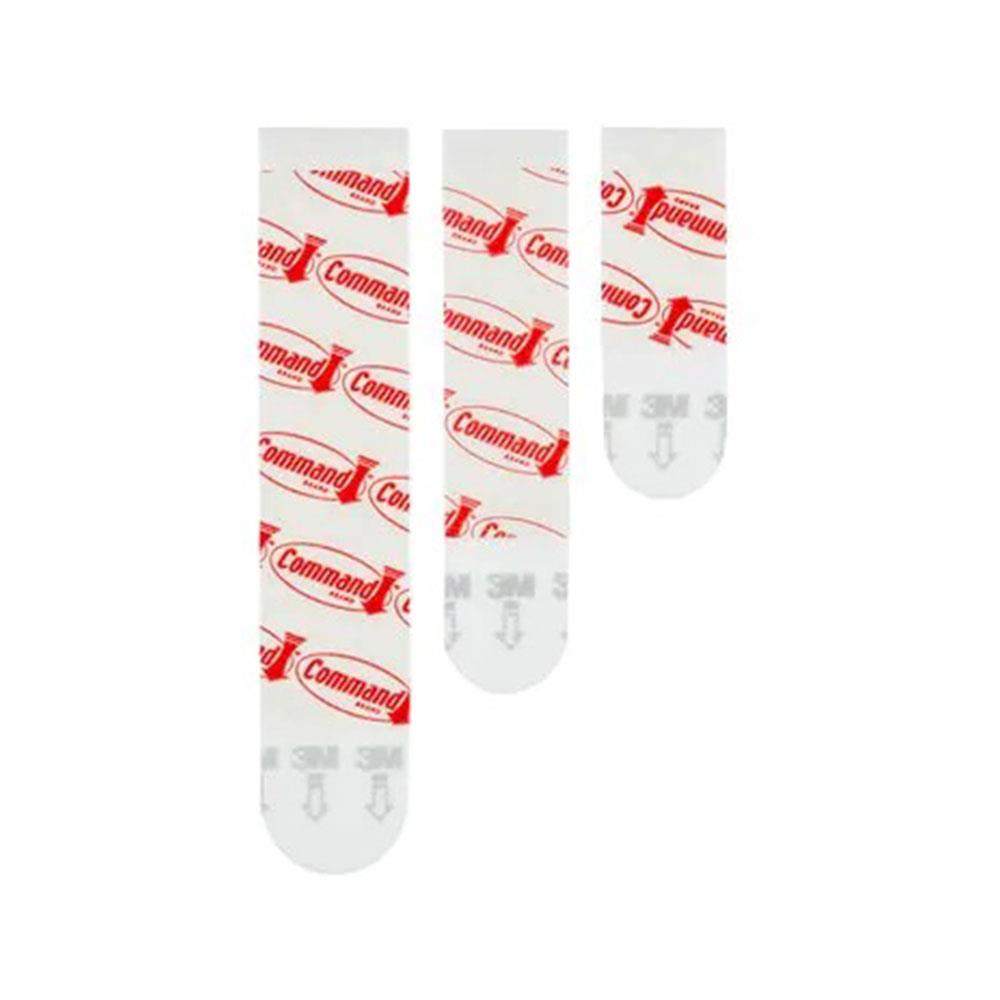 3M Command Adhesive Strips Value Pack 4.4kg White 8 Small 4 Medium 4 Large