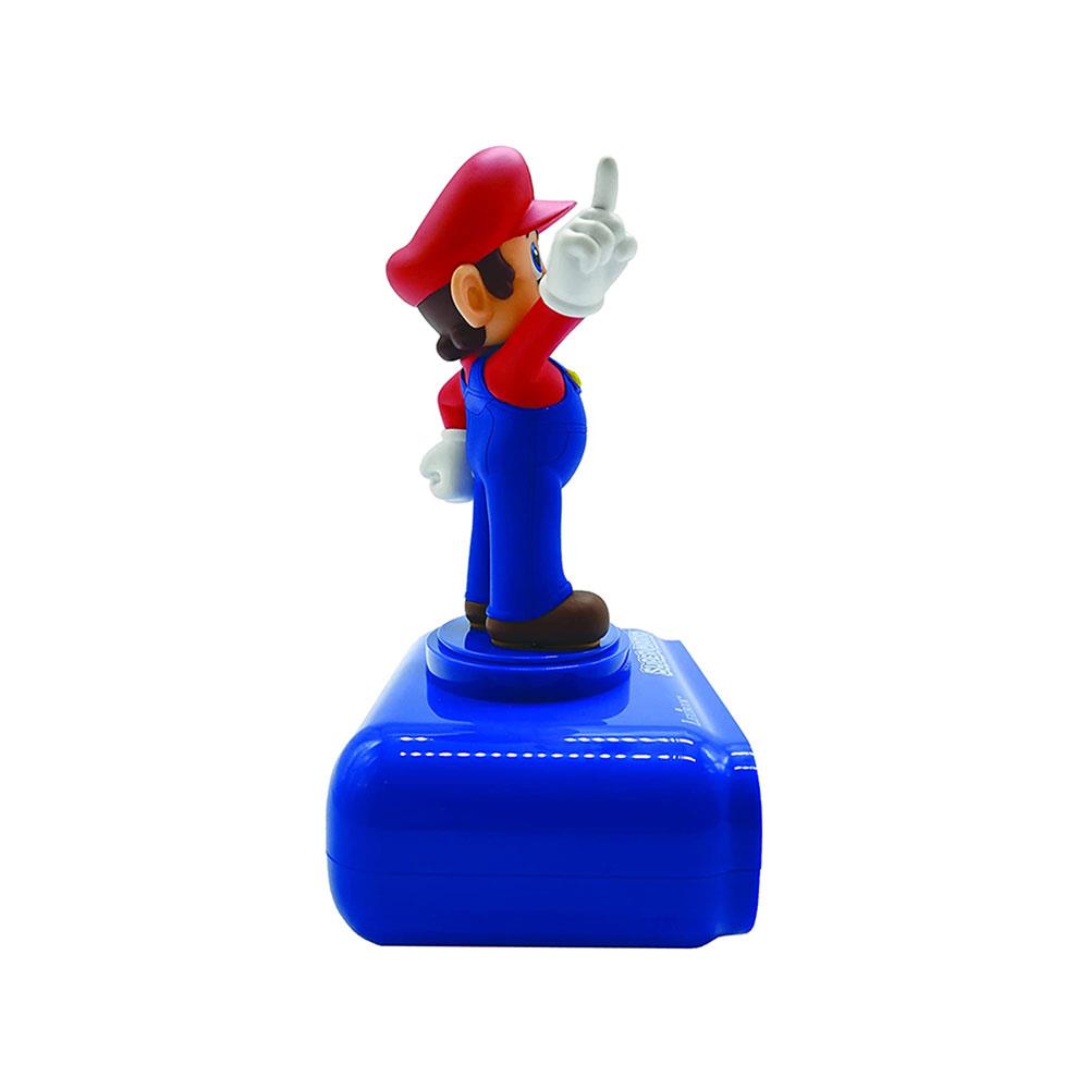 Lexibook Super Mario Childrens Clock With Night Light Alarm Snooze - Multicolor Secondary image