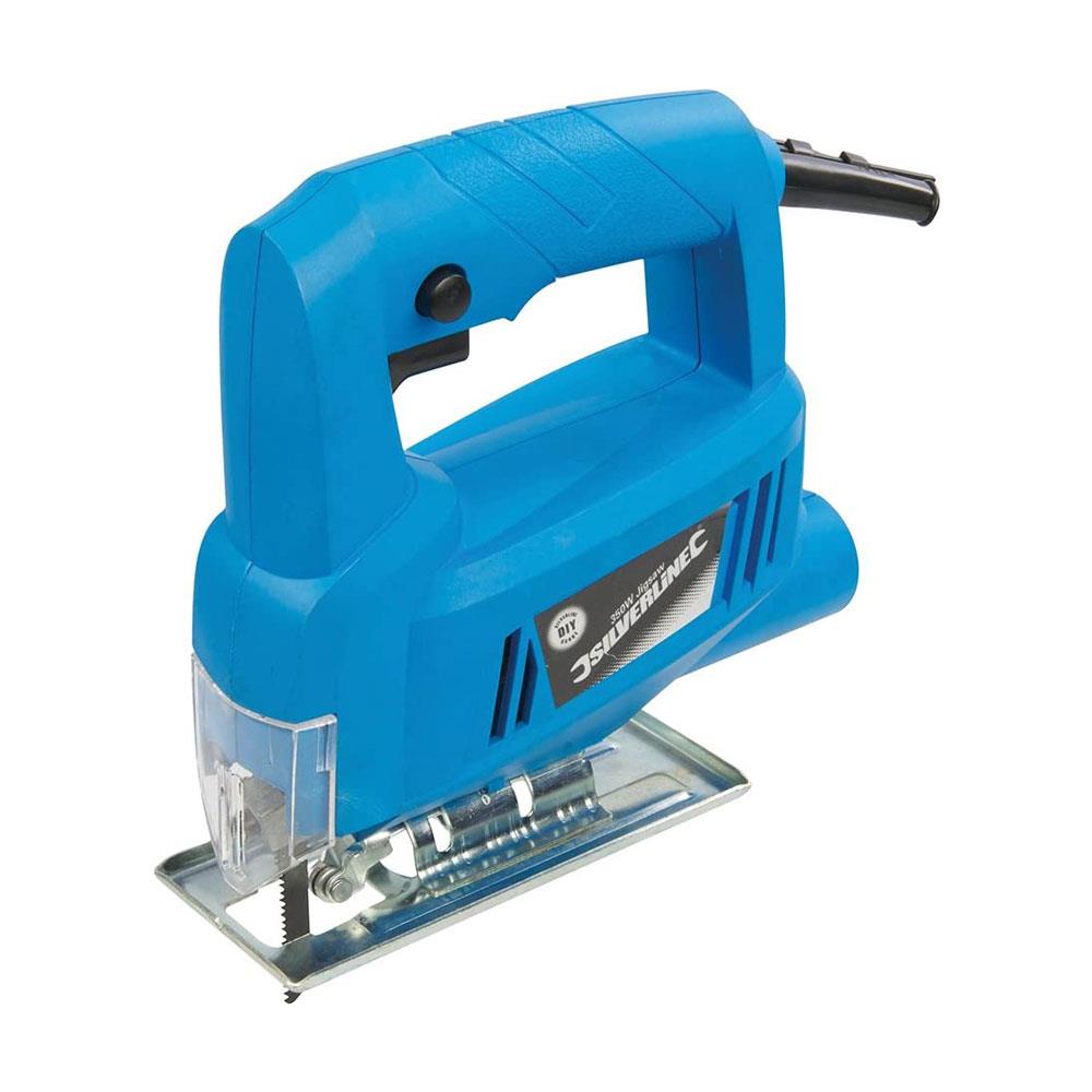 Silverline DIY Electric Jigsaw 450W Wood Metal Cutting Cutting Saw - Blue Main image