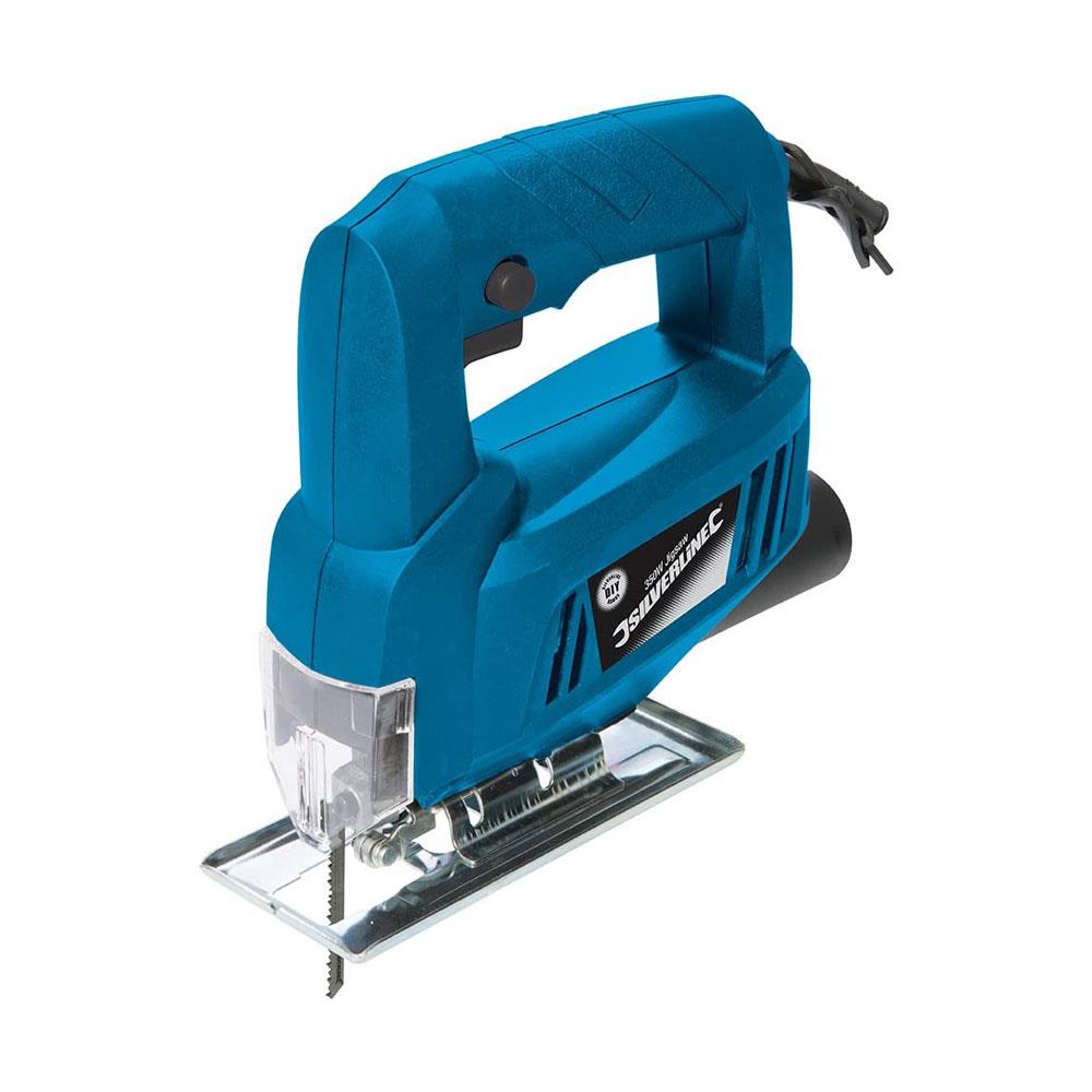 Silverline DIY Electric Jigsaw 450W Wood Metal Cutting Cutting Saw - Blue