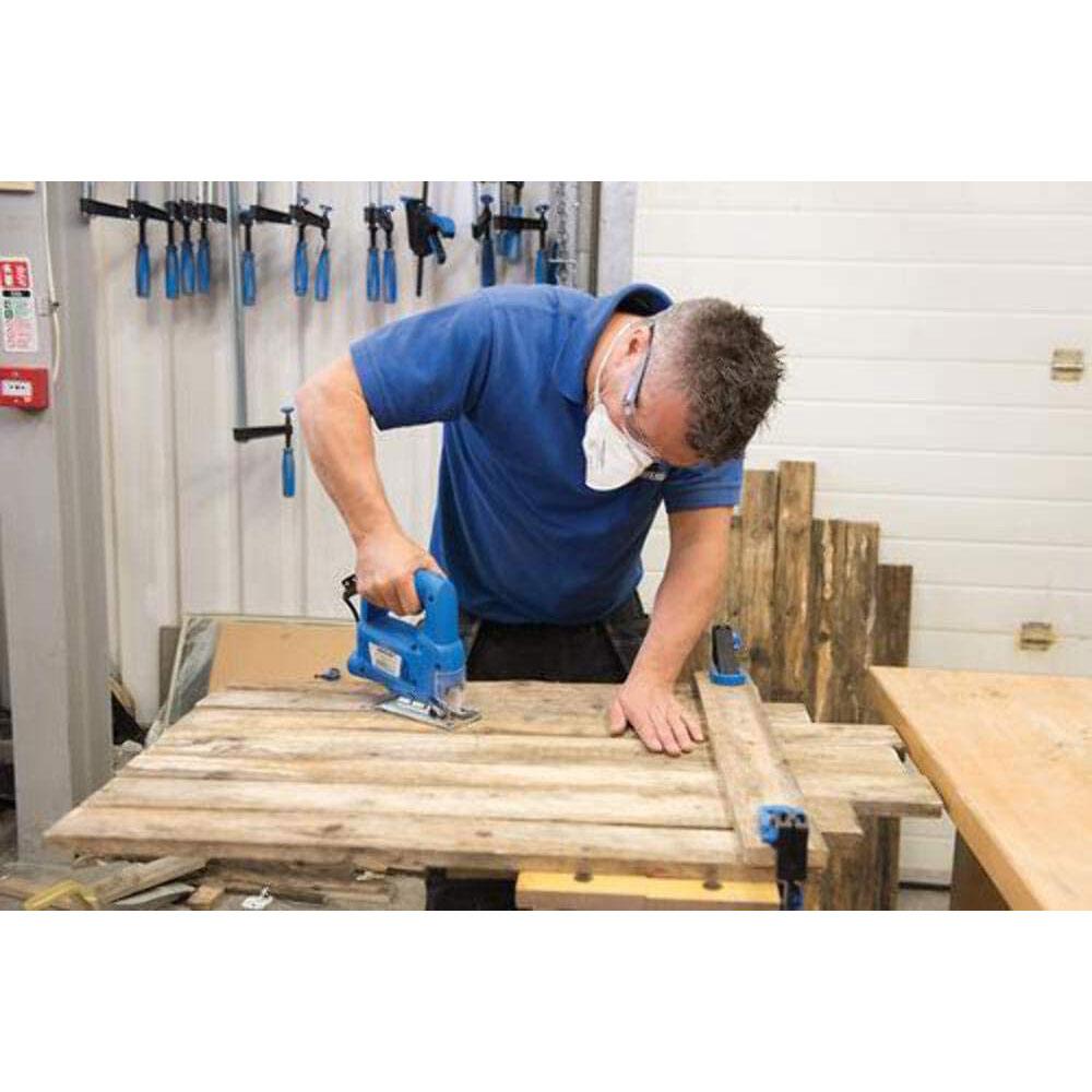 Silverline DIY Electric Jigsaw 450W Wood Metal Cutting Cutting Saw - Blue