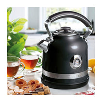 Ariete Moderna Cordless Electric Kettle Stainless Steel 3000W 1.7 Litre - Black