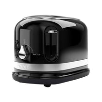 Ariete Moderna 2 Slice Toaster With Cooking Defrosting Reheating Stainless Steel 815W - Black