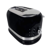 Ariete Moderna 2 Slice Toaster With Cooking Defrosting Reheating Stainless Steel 815W - Black
