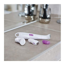Remington Ultimate Bikini Trimmer And Grooming Kit Lady Shaver Detail Razor And Exfoliating Brush - White