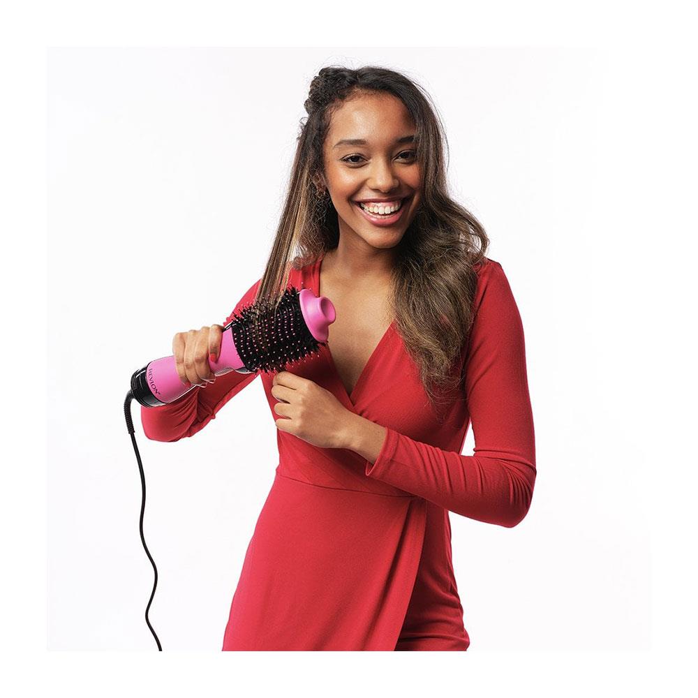 Revlon One-Step Original Salon Hair Dryer And Volumiser Classic Version EU Plug - New Pink Edition