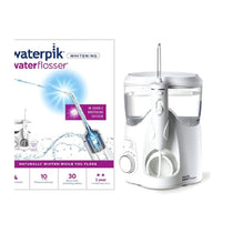 Waterpik Whitening Water Flosser With 30 Teeth Whitening Refill Tablets Bottle - White