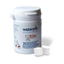 Waterpik Whitening Water Flosser With 30 Teeth Whitening Refill Tablets Bottle - White