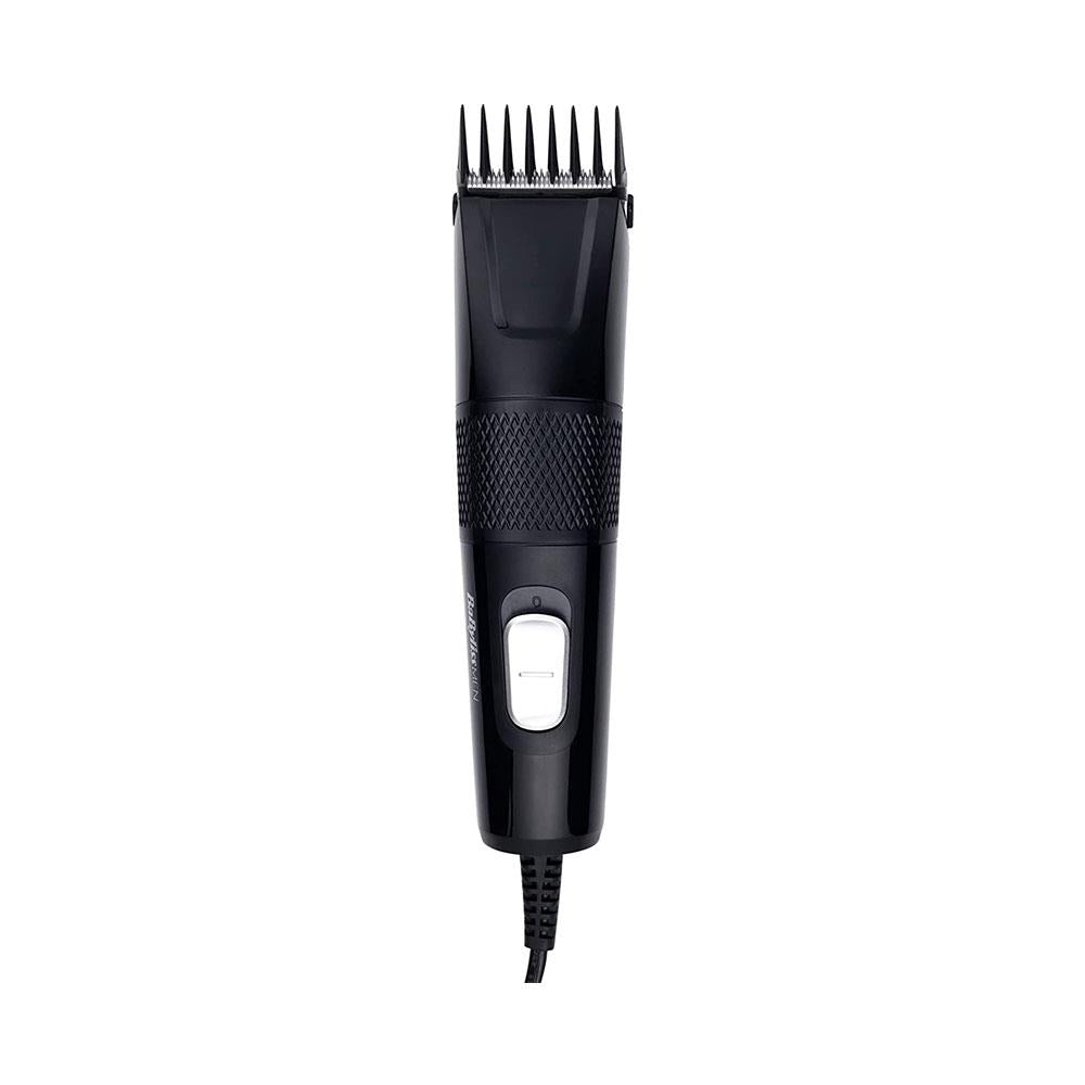 Babyliss Men Precision Power Mains Hair Clipper With 8 Cutting Guides - Black