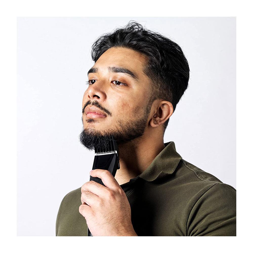 Babyliss Men Precision Power Mains Hair Clipper With 8 Cutting Guides - Black