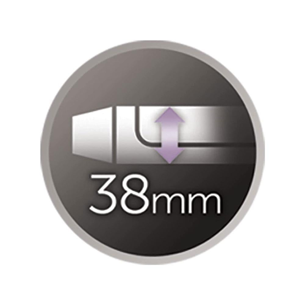 Remington Pro Big Curl 38mm Variable Curling Tong With Clip 8 Temperature Settings - Black