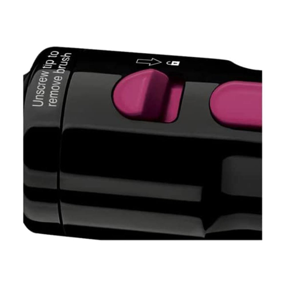 Revelon Tangle Free Hot Air Styler 200W With 2 Brush Attachments 19mm And 25mm - Black