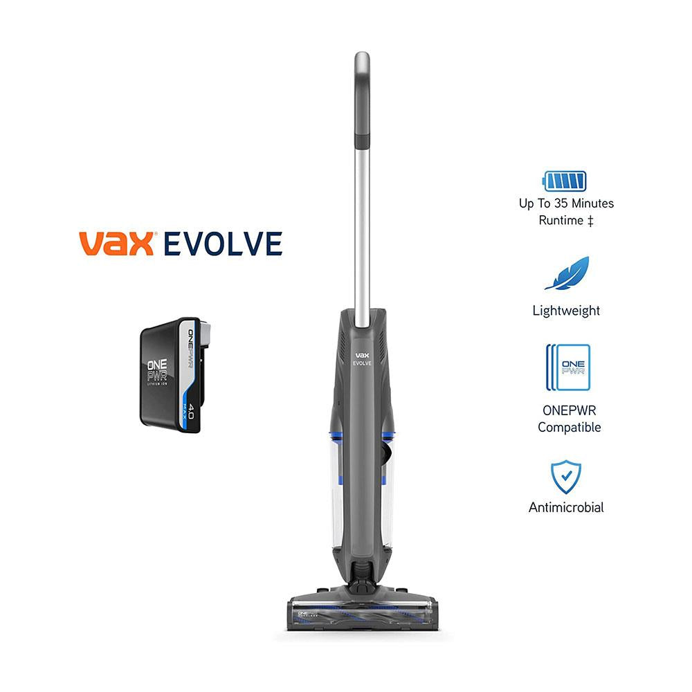 Vax Evolve Cordless Upright Vacuum Cleaner Versatile Cleaning Modes 1.2 Litres - Graphite/Blue Secondary image