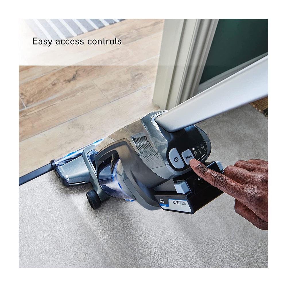 Vax Evolve Cordless Upright Vacuum Cleaner Versatile Cleaning Modes 1.2 Litres - Graphite/Blue