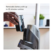 Vax Evolve Cordless Upright Vacuum Cleaner Versatile Cleaning Modes 1.2 Litres - Graphite/Blue