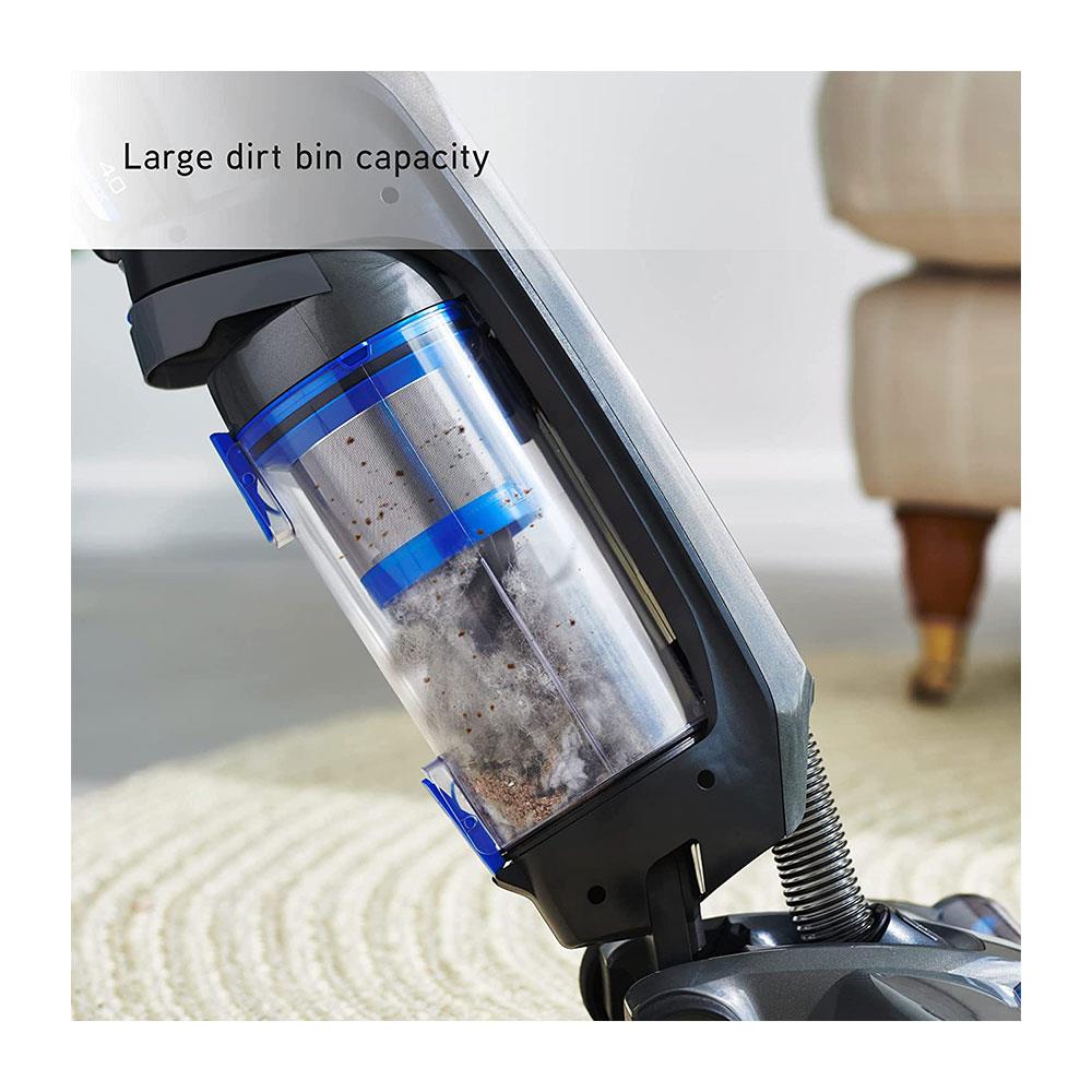 Vax Evolve Cordless Upright Vacuum Cleaner Versatile Cleaning Modes 1.2 Litres - Graphite/Blue