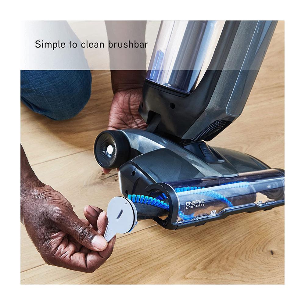 Vax Evolve Cordless Upright Vacuum Cleaner Versatile Cleaning Modes 1.2 Litres - Graphite/Blue