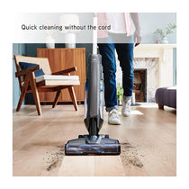 Vax Evolve Cordless Upright Vacuum Cleaner Versatile Cleaning Modes 1.2 Litres - Graphite/Blue