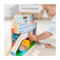 Melissa & Doug GO Tots Schoolyard Tumble Wooden Toys With Collectible Character - Multicolour