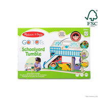 Melissa & Doug GO Tots Schoolyard Tumble Wooden Toys With Collectible Character - Multicolour