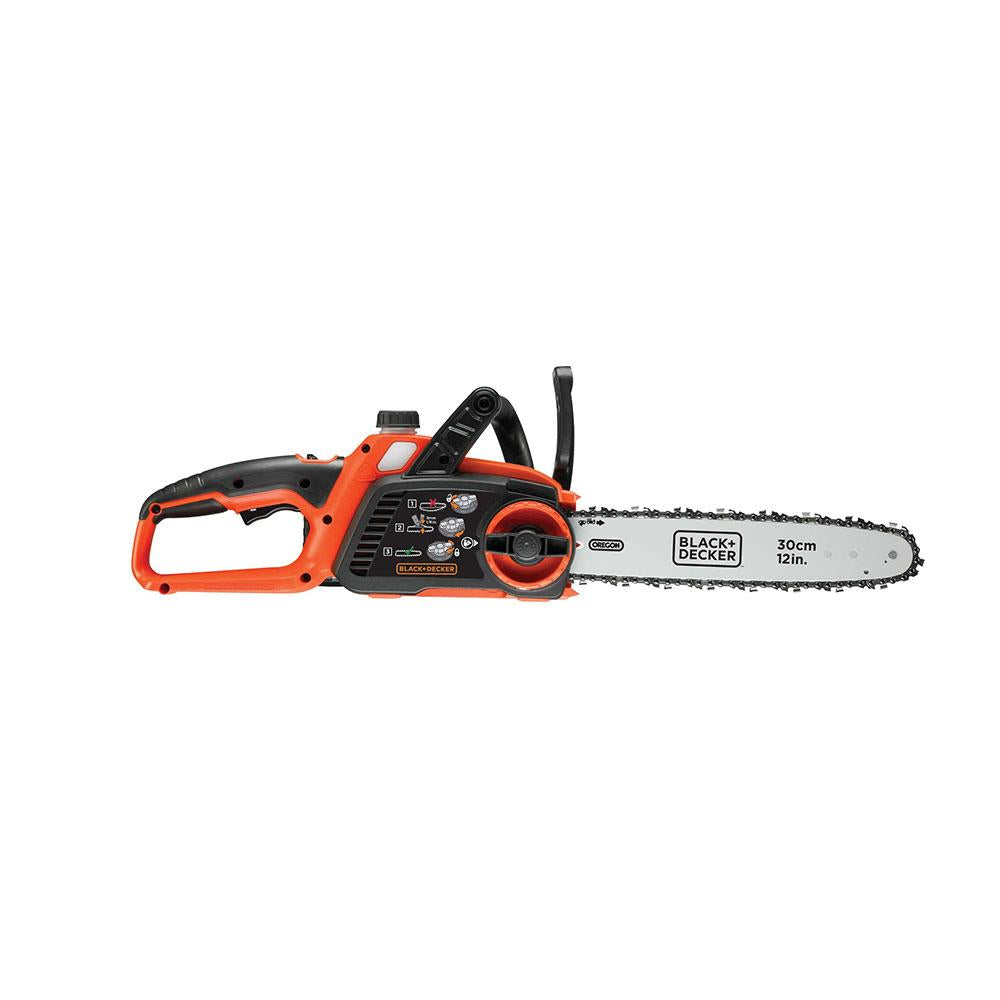 Black & Decker 36V Lithium-Ion Cordless Chainsaw 30cm Cutting Width - Orange/Black