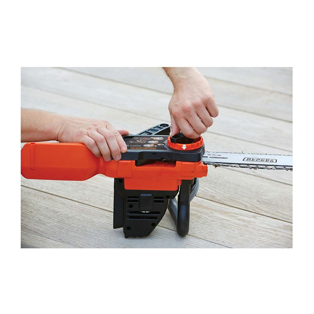 Black & Decker 36V Lithium-Ion Cordless Chainsaw 30cm Cutting Width - Orange/Black