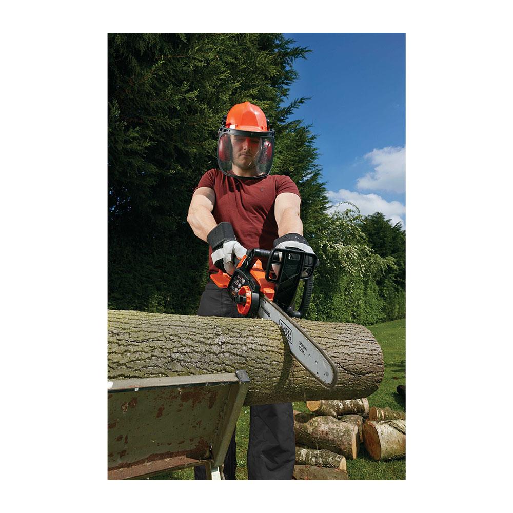 Black & Decker 36V Lithium-Ion Cordless Chainsaw 30cm Cutting Width - Orange/Black