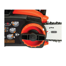 Black & Decker 36V Lithium-Ion Cordless Chainsaw 30cm Cutting Width - Orange/Black