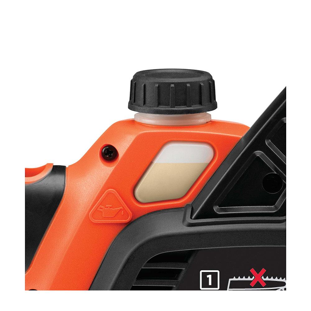 Black & Decker 36V Lithium-Ion Cordless Chainsaw 30cm Cutting Width - Orange/Black