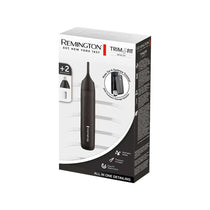 Remington Trim And Fit Detail Kit Ear Eyebrow And Nose Hair Trimmer - Black
