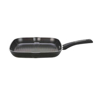 Prestige Duraforge 28cm Square Grill Pan Induction Aluminium 5 Litre - Black