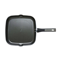 Prestige Duraforge 28cm Square Grill Pan Induction Aluminium 5 Litre - Black